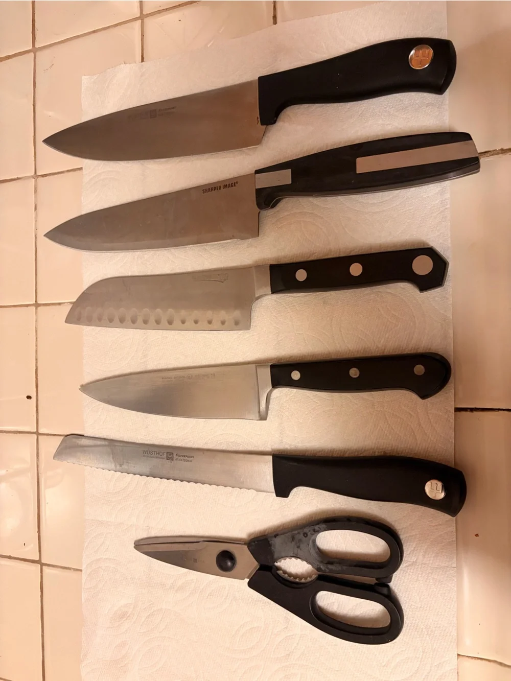 Kitchen Knife and Shears Set (Mostly Wusthof)